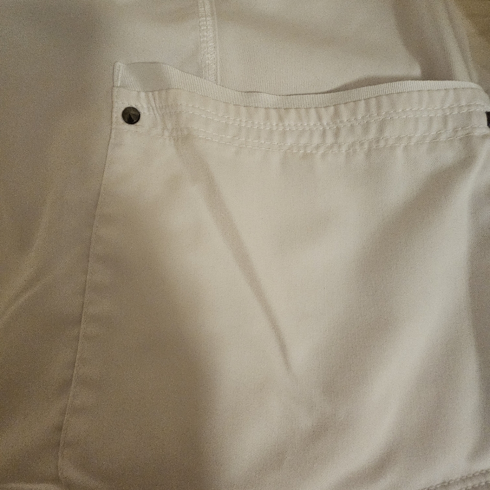 SOLD Tall White Scrub Pants.Size Large.
